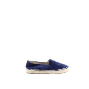 Chanel Vintage Pre-owned Laeder espadriller Blue, Dam