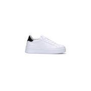 Crime London Vita lädersneakers Extralight modell White, Dam