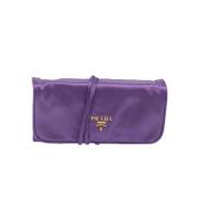 Prada Vintage Pre-owned Satin prada-vskor Purple, Dam