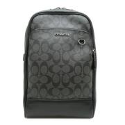 Coach Pre-owned Pre-owned Plast crossbodyvskor Black, Herr