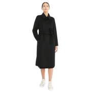 Max Mara Ull Wrap Kappa Black, Dam