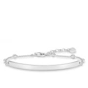 Thomas Sabo Damsmycke Sköldarmband Dots 925 Silver silver Lba0044-001-...