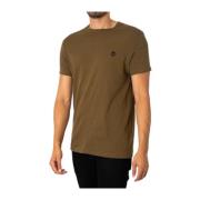 Timberland Casual Bomull T-shirts för Män Green, Herr