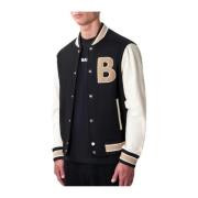 Balr. Varsity jackor i jet svart Black, Herr