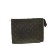 Louis Vuitton Vintage Pre-owned Canvas louis-vuitton-vskor Brown, Dam