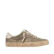 Golden Goose Italienska mockasinsneakers med logodetaljer Green, Dam