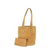 Louis Vuitton Vintage Pre-owned Laeder louis-vuitton-vskor Beige, Dam