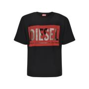 Diesel Stiliga T-shirts och Polos Black, Herr