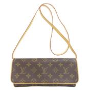 Louis Vuitton Vintage Pre-owned Tyg louis-vuitton-vskor Brown, Dam