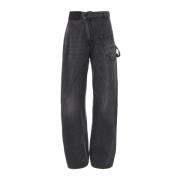 JW Anderson Grå Jeans för Män Aw24 Gray, Herr