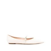 Stuart Weitzman Vita Ballerinaskor för Kvinnor White, Dam