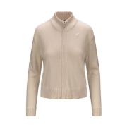 K-Way Beige Maglia Sweater Beige, Dam