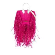 Jacquemus Pre-owned Pre-owned Raffia handvskor Pink, Dam