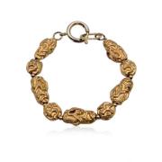 Chanel Vintage Pre-owned Metall armband Yellow, Dam