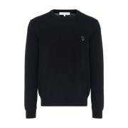 Maison Kitsuné Fox Head Patch Regular Jacka Black, Herr