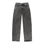 Philippe Model Marmor Svart Denim Jeans Regular Fit Black, Dam