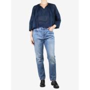 Alexander Wang Pre-owned Pre-owned Bomull jeans Blue, Dam