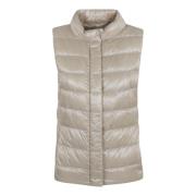 Herno Chantilly Stickad Jacka Beige, Dam