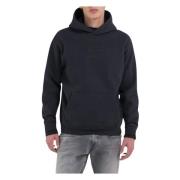 Replay Herr Logo Sweatshirt Black, Herr