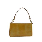 Louis Vuitton Vintage Pre-owned Laeder louis-vuitton-vskor Beige, Dam