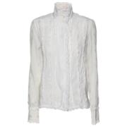 Chloé Pre-owned Pre-owned Bomull toppar White, Dam