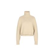 Vanessa Bruno Klassisk Ballerina Pullover Tröja Beige, Dam