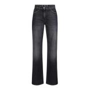 Elisabetta Franchi Bomullsjeans med Stil Pj76I46E2-102 Black, Dam