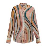 PS By Paul Smith Skjorta med silkefinish Multicolor, Dam