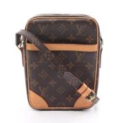 Louis Vuitton Vintage Pre-owned Canvas axelremsvskor Brown, Dam