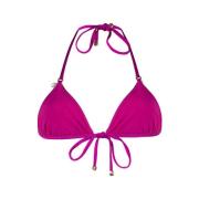 Stella McCartney Lila Triangel Bikini Topp Purple, Dam