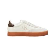 Calvin Klein Klassiska Sneakers, Elegant och Bekväm Beige, Herr