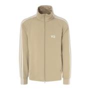 Y-3 Beige Track Top Streetwear Stil Beige, Herr