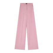 Pinko Elastan Polyester Byxor Pink, Dam