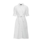 Ralph Lauren Wakana 3/4 ärm casual klänning White, Dam