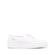 Sergio Rossi Vita Läder Låg-Top Sneakers White, Dam