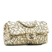 Chanel Vintage Pre-owned Canvas chanel-vskor Beige, Dam