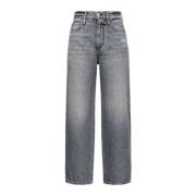 PINKO Bomull Linne Jeans Blue, Dam