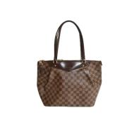 Louis Vuitton Vintage Pre-owned Canvas louis-vuitton-vskor Brown, Dam