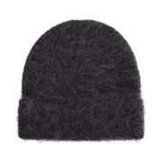 Séfr Alpaca Fuzzy Beanie Hat Gray, Herr