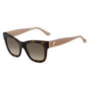 Jimmy Choo Brun Acetat Dam Solglasögon Brown, Dam