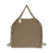 Stella McCartney Glam Chain Liten Toteväska Brown, Dam