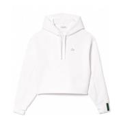 Lacoste Klassisk Polo Sweatshirt White, Dam