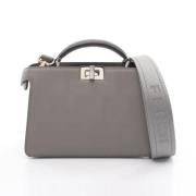 Fendi Vintage Pre-owned Laeder fendi-vskor Gray, Dam