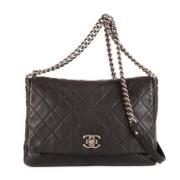 Chanel Vintage Pre-owned Laeder chanel-vskor Black, Dam