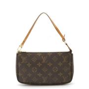 Louis Vuitton Vintage Pre-owned Tyg louis-vuitton-vskor Brown, Dam