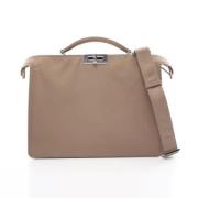 Fendi Vintage Pre-owned Nylon fendi-vskor Beige, Dam