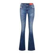 Diesel Bootcut 1969 Flared Jeans Blue, Dam