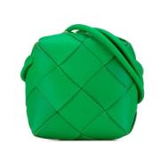 Bottega Veneta Vintage Pre-owned Laeder crossbodyvskor Green, Dam