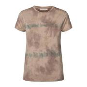 Rabens Saloner Tie-Dye T-Shirt Andra Silver Gray, Dam