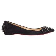 Christian Louboutin Pre-owned Pre-owned Mocka lgskor Black, Dam